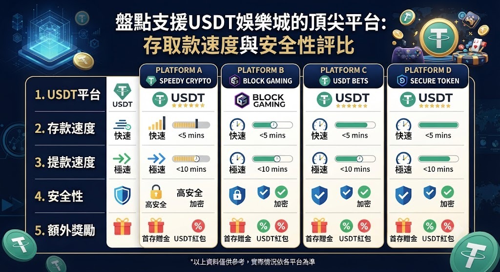 玩加密遊戲不踩雷！即刻挑選支援 USDT 的頂尖平台